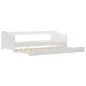 vidaXL Estructura de sofá cama madera de pino blanco 90x200 cm vidaXL Estructura de sofá cama madera de pino blanco 90x200 cm