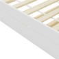 vidaXL Estructura de sofá cama madera de pino blanco 90x200 cm vidaXL Estructura de sofá cama madera de pino blanco 90x200 cm
