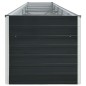 vidaXL Arriate de acero galvanizado gris antracita 400x80x45 cm vidaXL Arriate de acero galvanizado gris antracita 400x80x45 cm