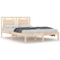 vidaXL Estructura de cama de madera maciza 200x200 cm vidaXL Estructura de cama de madera maciza 200x200 cm