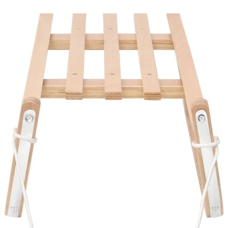 vidaXL Trineo de nieve madera contrachapada 90x36,5x25 cm