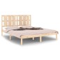 vidaXL Estructura de cama madera maciza 150x200 cm vidaXL Estructura de cama madera maciza 150x200 cm