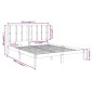 vidaXL Estructura de cama madera maciza 150x200 cm vidaXL Estructura de cama madera maciza 150x200 cm