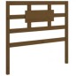 vidaXL Estructura de cama madera maciza marrón miel 100x200 cm