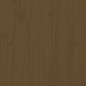 vidaXL Estructura de cama madera maciza marrón miel 100x200 cm