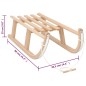 vidaXL Trineo de nieve madera contrachapada 90x36,5x25 cm vidaXL Trineo de nieve madera contrachapada 90x36,5x25 cm