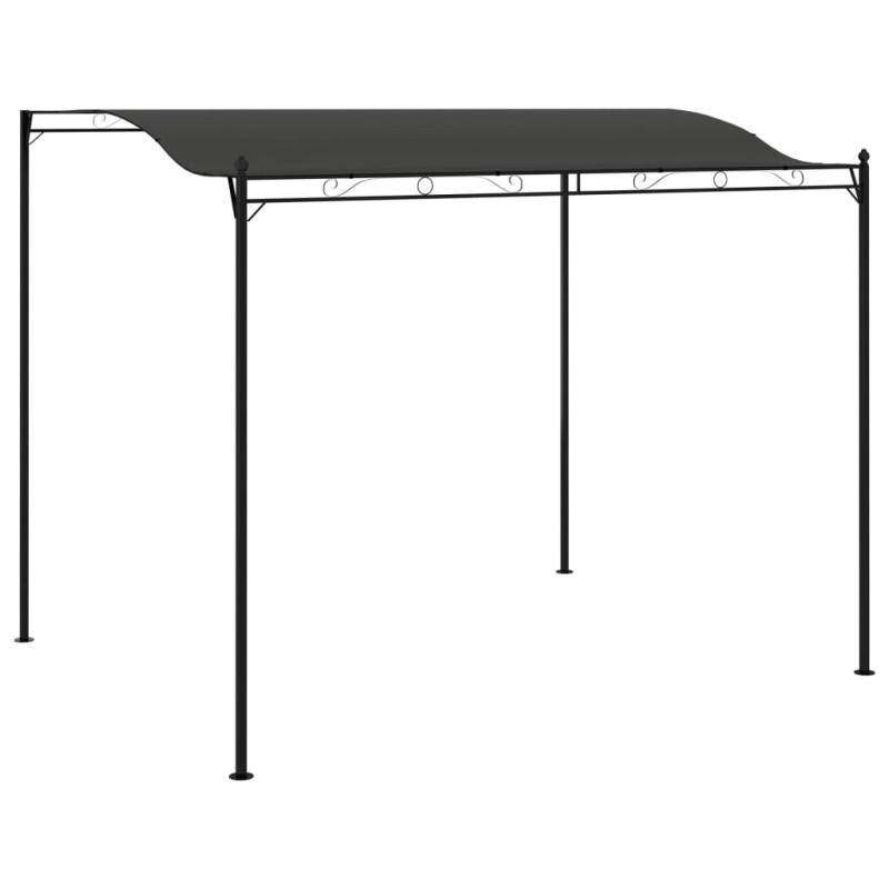 vidaXL Toldo parasol gris antracita 3x2,4 cm vidaXL Toldo parasol gris antracita 3x2,4 cm