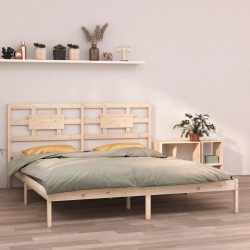 vidaXL Estructura de cama de madera maciza 200x200 cm