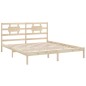 vidaXL Estructura de cama de madera maciza 200x200 cm vidaXL Estructura de cama de madera maciza 200x200 cm