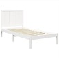 vidaXL Estructura de cama madera maciza individual blanco 75x190 cm vidaXL Estructura de cama madera maciza individual blanco 75x190 cm