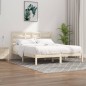 vidaXL Estructura de cama madera maciza 180x200 cm