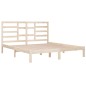 vidaXL Estructura de cama madera maciza 180x200 cm