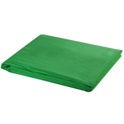 vidaXL Telón de fondo para fotografía algodón verde 500x300 cm croma