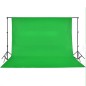vidaXL Telón de fondo para fotografía algodón verde 500x300 cm croma vidaXL Telón de fondo para fotografía algodón verde 500x300 cm croma