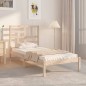 vidaXL Estructura de cama madera maciza 90x190 cm vidaXL Estructura de cama madera maciza 90x190 cm