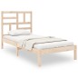 vidaXL Estructura de cama madera maciza 90x190 cm vidaXL Estructura de cama madera maciza 90x190 cm