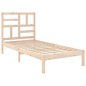 vidaXL Estructura de cama madera maciza 90x190 cm vidaXL Estructura de cama madera maciza 90x190 cm