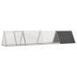 vidaXL Jaula de conejos acero galvanizado antracita 403,5x80,5x71 cm vidaXL Jaula de conejos acero galvanizado antracita 403,5x80,5x71 cm