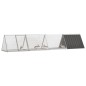 vidaXL Jaula de conejos acero galvanizado antracita 403,5x80,5x71 cm vidaXL Jaula de conejos acero galvanizado antracita 403,5x80,5x71 cm