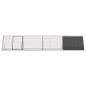 vidaXL Jaula de conejos acero galvanizado antracita 403,5x80,5x71 cm vidaXL Jaula de conejos acero galvanizado antracita 403,5x80,5x71 cm