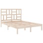 vidaXL Estructura de cama de madera maciza de pino 160x200 cm vidaXL Estructura de cama de madera maciza de pino 160x200 cm