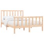 vidaXL Estructura de cama madera maciza de pino 150x200 cm vidaXL Estructura de cama madera maciza de pino 150x200 cm