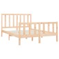 vidaXL Estructura de cama madera maciza de pino 150x200 cm vidaXL Estructura de cama madera maciza de pino 150x200 cm