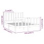 vidaXL Estructura de cama madera maciza de pino 150x200 cm vidaXL Estructura de cama madera maciza de pino 150x200 cm