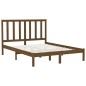 vidaXL Estructura cama madera maciza king size marrón miel 150x200 cm vidaXL Estructura cama madera maciza king size marrón miel 150x200 cm