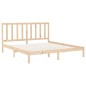vidaXL Estructura de cama de madera maciza 200x200 cm vidaXL Estructura de cama de madera maciza 200x200 cm