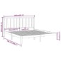 vidaXL Estructura de cama de madera maciza 200x200 cm vidaXL Estructura de cama de madera maciza 200x200 cm