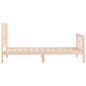 vidaXL Estructura de cama madera maciza 90x200 cm vidaXL Estructura de cama madera maciza 90x200 cm