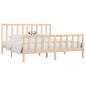 vidaXL Estructura de cama de madera maciza 200x200 cm vidaXL Estructura de cama de madera maciza 200x200 cm
