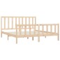 vidaXL Estructura de cama de madera maciza 200x200 cm vidaXL Estructura de cama de madera maciza 200x200 cm