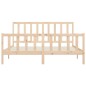 vidaXL Estructura de cama de madera maciza 200x200 cm vidaXL Estructura de cama de madera maciza 200x200 cm