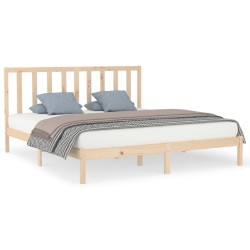 vidaXL Estructura de cama madera maciza 180x200 cm