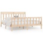 vidaXL Estructura de cama de madera maciza de pino 200x200 cm vidaXL Estructura de cama de madera maciza de pino 200x200 cm