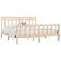 vidaXL Estructura de cama de madera maciza de pino 200x200 cm vidaXL Estructura de cama de madera maciza de pino 200x200 cm