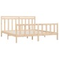 vidaXL Estructura de cama de madera maciza de pino 200x200 cm vidaXL Estructura de cama de madera maciza de pino 200x200 cm