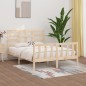 vidaXL Estructura de cama de madera maciza de pino 160x200 cm vidaXL Estructura de cama de madera maciza de pino 160x200 cm
