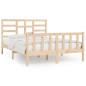 vidaXL Estructura de cama de madera maciza de pino 160x200 cm vidaXL Estructura de cama de madera maciza de pino 160x200 cm