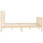 vidaXL Estructura de cama de madera maciza de pino 160x200 cm vidaXL Estructura de cama de madera maciza de pino 160x200 cm