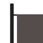 vidaXL Biombo divisor de 4 paneles gris antracita 200x180 cm vidaXL Biombo divisor de 4 paneles gris antracita 200x180 cm
