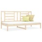 vidaXL Sofá cama madera maciza de pino 80x200 cm
