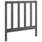 vidaXL Sofá cama extraíble madera maciza de pino gris 2x(90x200) cm