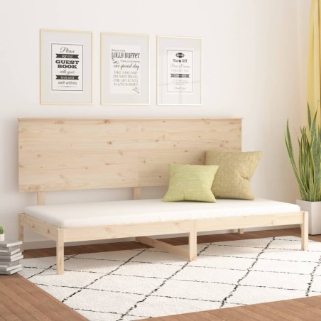 vidaXL Sofá cama madera maciza de pino 90x200 cm