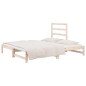 vidaXL Sofá cama extraíble madera maciza de pino 2x(90x190) cm vidaXL Sofá cama extraíble madera maciza de pino 2x(90x190) cm