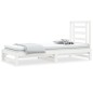 vidaXL Sofá cama extraíble madera maciza de pino blanco 2x(90x200) cm vidaXL Sofá cama extraíble madera maciza de pino blanco 2x(90x200) cm
