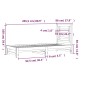 vidaXL Sofá cama extraíble madera maciza de pino blanco 2x(90x200) cm vidaXL Sofá cama extraíble madera maciza de pino blanco 2x(90x200) cm