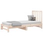vidaXL Sofá cama extraíble madera maciza de pino 2x(90x190) cm vidaXL Sofá cama extraíble madera maciza de pino 2x(90x190) cm